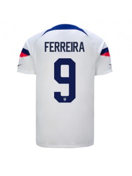 Moški Nogometna dresi replika Združene države Jesus Ferreira #9 Domači SP 2022 Kratek rokav